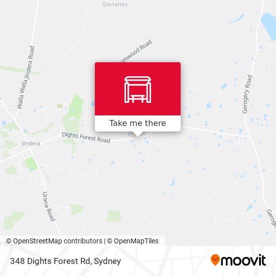 348 Dights Forest Rd map