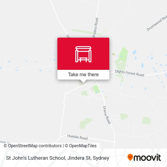 St John's Lutheran School, Jindera St map