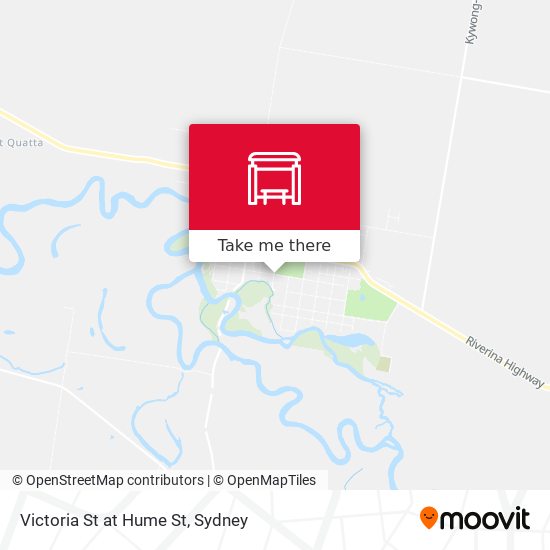 Victoria St at Hume St map