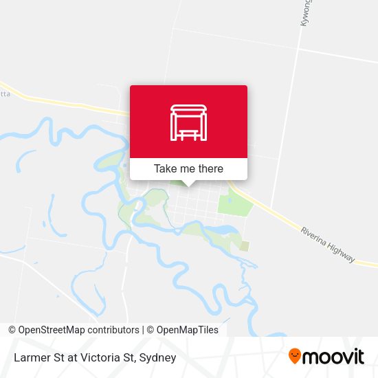 Larmer St at Victoria St map