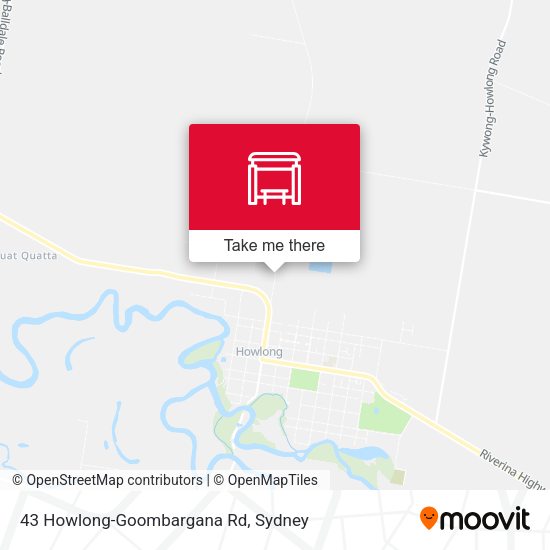 43 Howlong-Goombargana Rd map