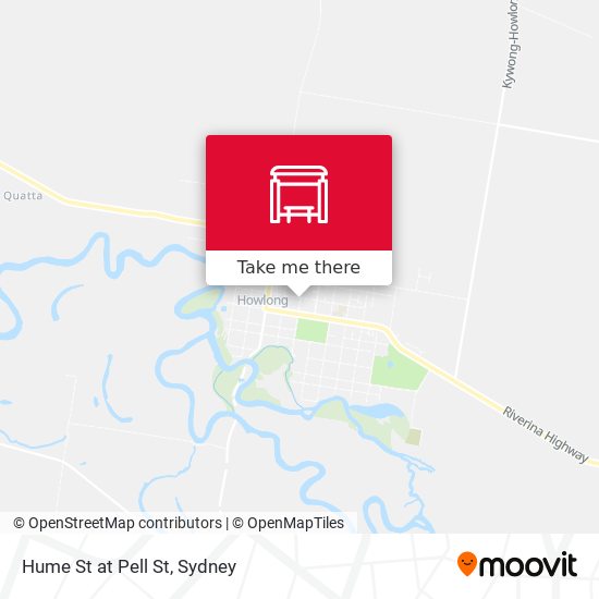 Hume St at Pell St map
