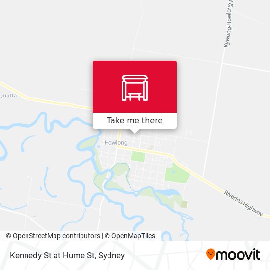 Kennedy St at Hume St map