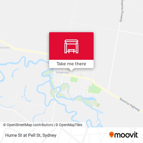 Hume St at Pell St map