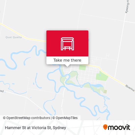 Hammer St at Victoria St map