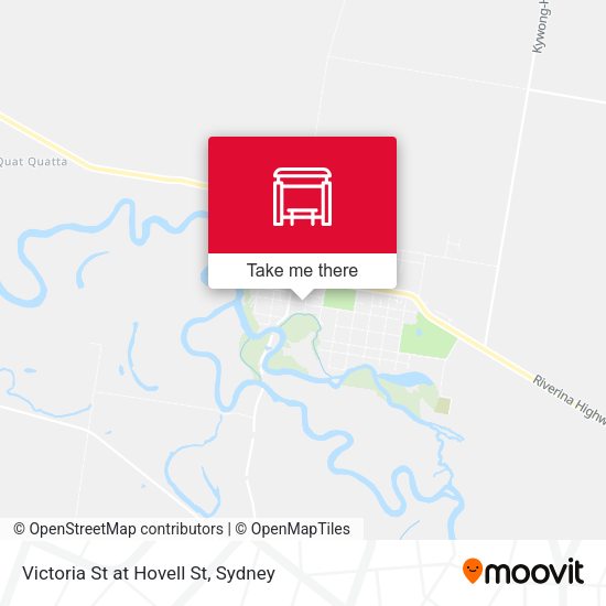 Victoria St at Hovell St map