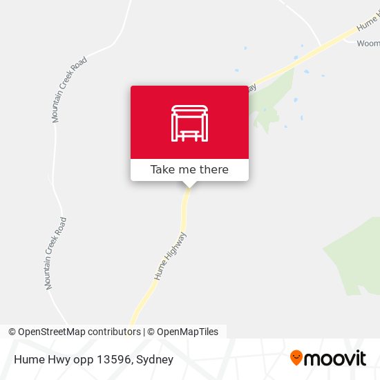 Hume Hwy opp 13596 map
