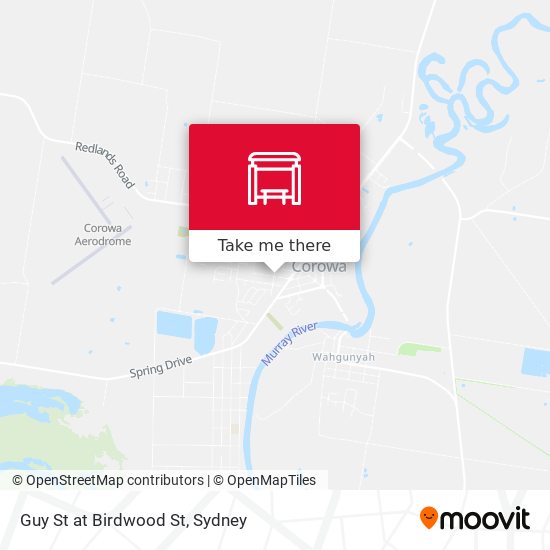 Guy St at Birdwood St map