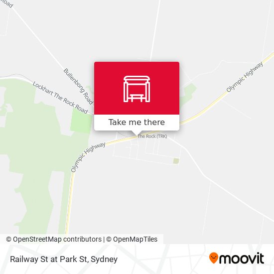 Railway St at Park St map