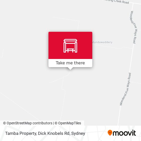 Tamba Property, Dick Knobels Rd map