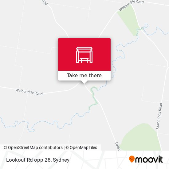 Lookout Rd opp 28 map