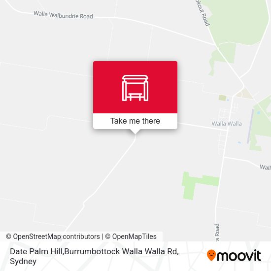 Date Palm Hill,Burrumbottock Walla Walla Rd map