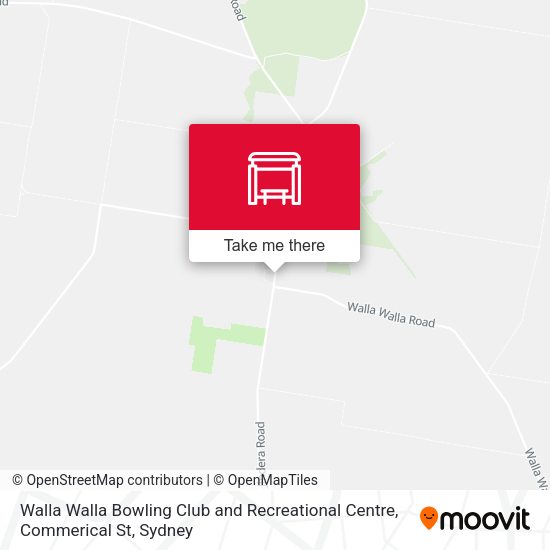 Walla Walla Bowling Club and Recreational Centre, Commerical St map
