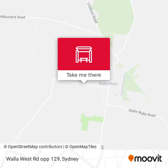Walla West Rd opp 129 map