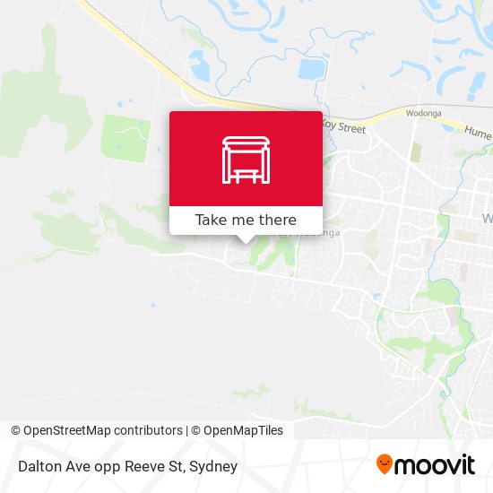 Dalton Ave opp Reeve St map