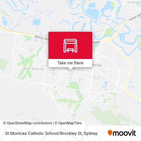 St Monicas Catholic School / Brockley St map