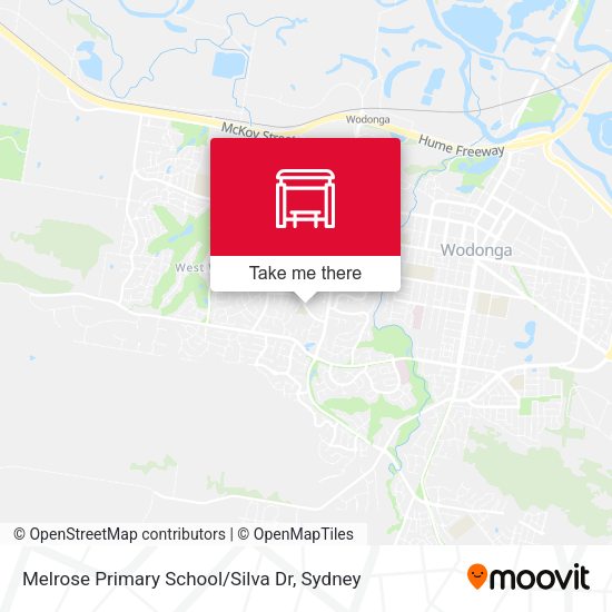 Melrose Primary School / Silva Dr map