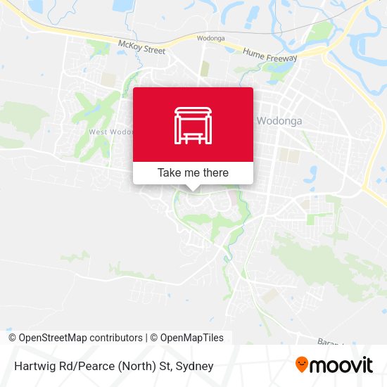 Hartwig Rd/Pearce (North) St map