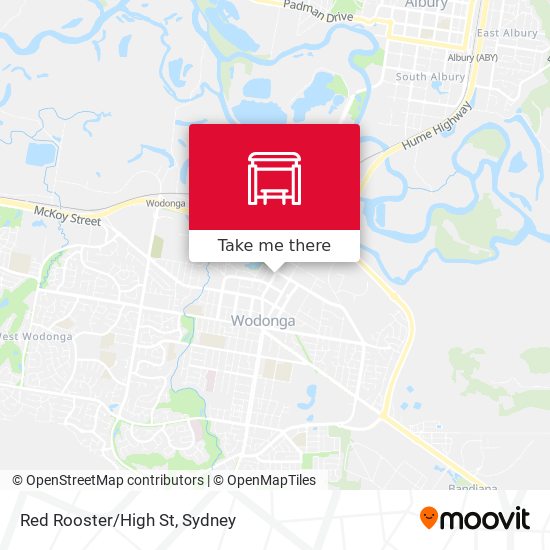 Red Rooster/High St map