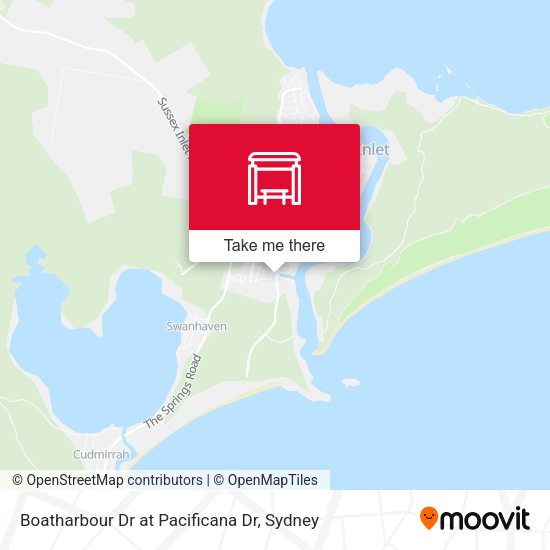 Boatharbour Dr at Pacificana Dr map