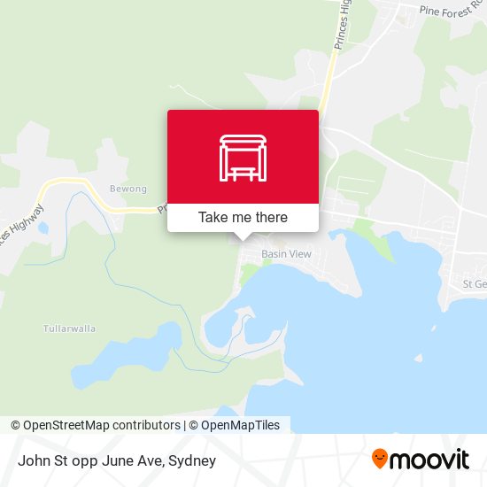 John St opp June Ave map