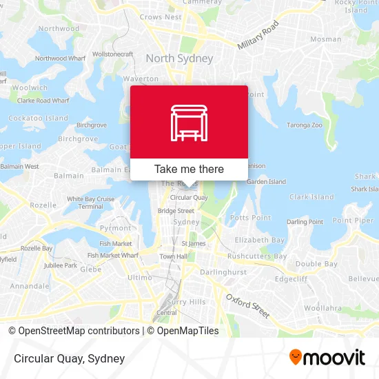 Mapa Circular Quay