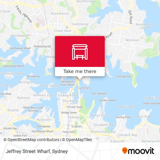 Jeffrey Street Wharf map