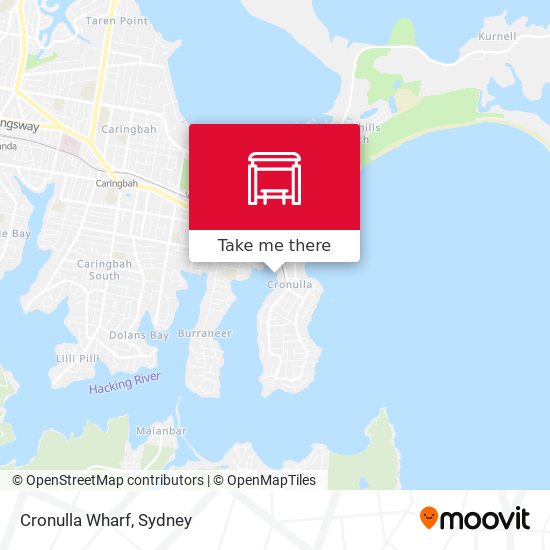 Cronulla Wharf map