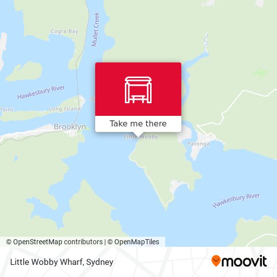 Little Wobby Wharf map