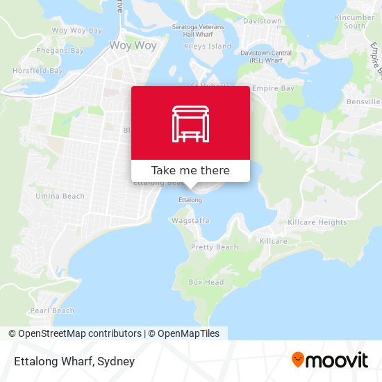 Ettalong Wharf map
