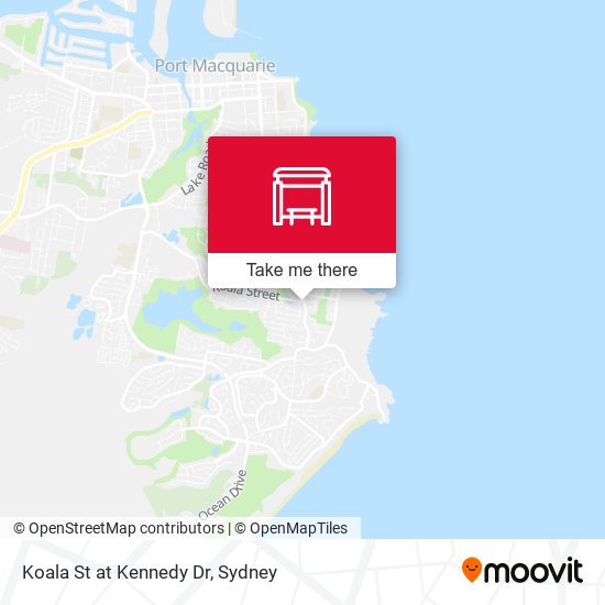 Koala St at Kennedy Dr map