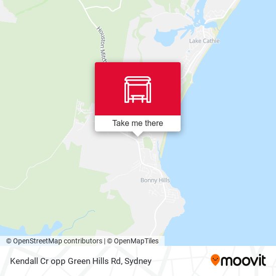 Kendall Cr opp Green Hills Rd map
