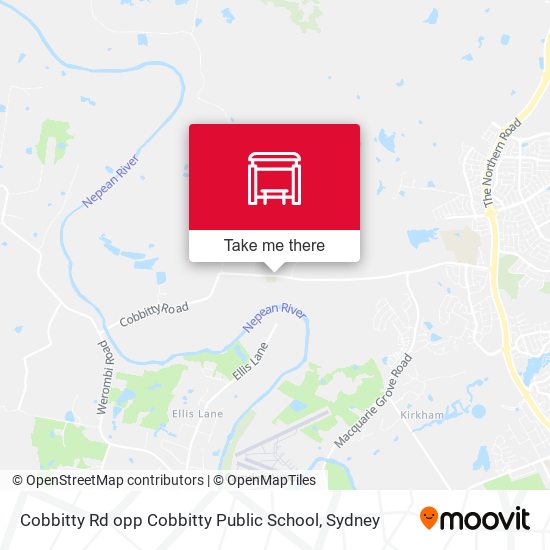 Cobbitty Rd opp Cobbitty Public School map