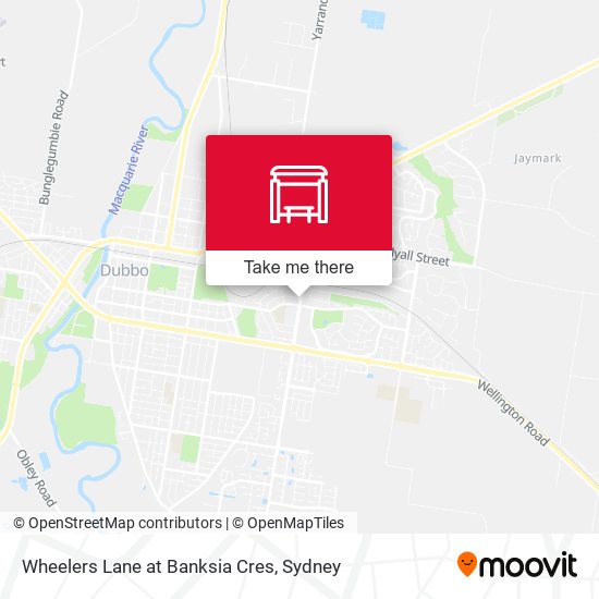 Wheelers Lane at Banksia Cres map