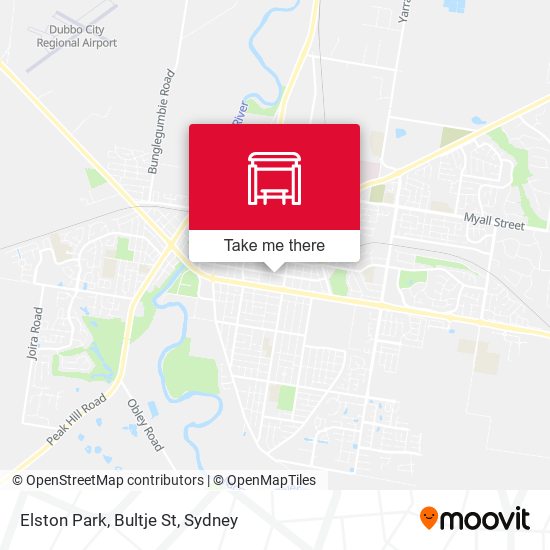 Elston Park, Bultje St map