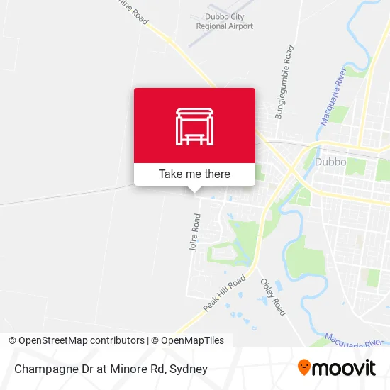 Mapa Champagne Dr at Minore Rd