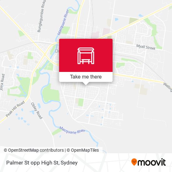Palmer St opp High St map