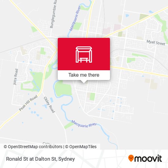 Ronald St at Dalton St map