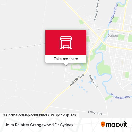 Joira Rd after Grangewood Dr map