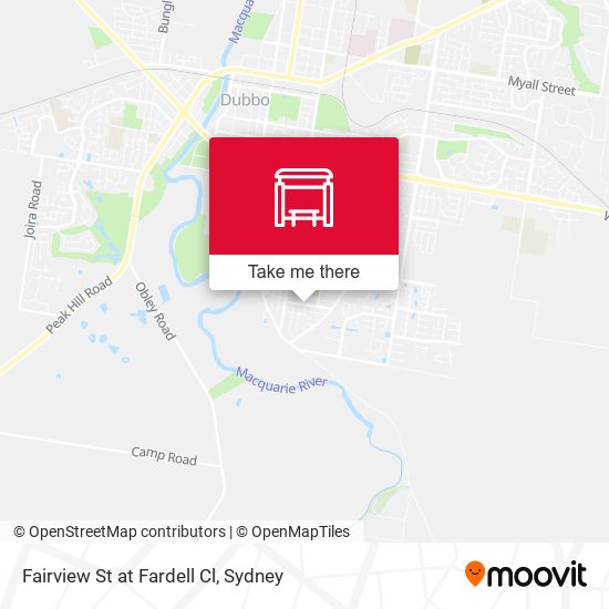 Fairview St at Fardell Cl map