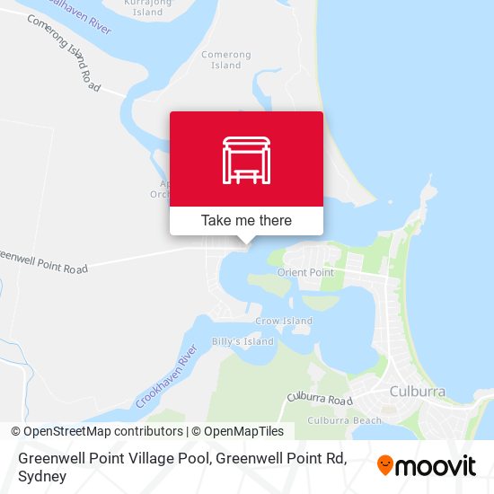 Greenwell Point Village Pool, Greenwell Point Rd map