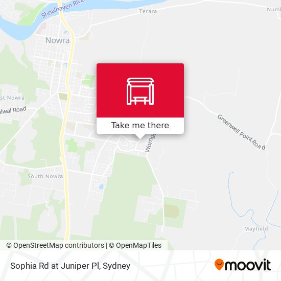 Sophia Rd at Juniper Pl map