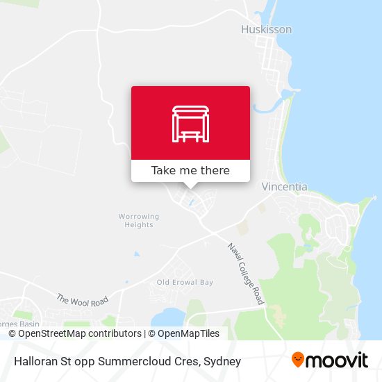 Halloran St opp Summercloud Cres map