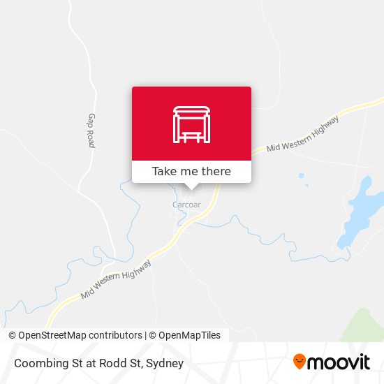 Coombing St at Rodd St map