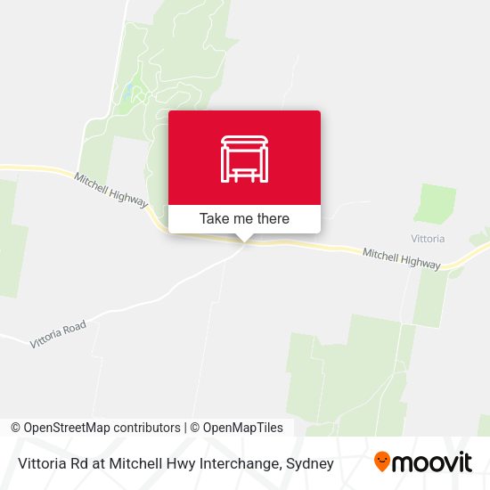 Vittoria Rd at Mitchell Hwy Interchange map