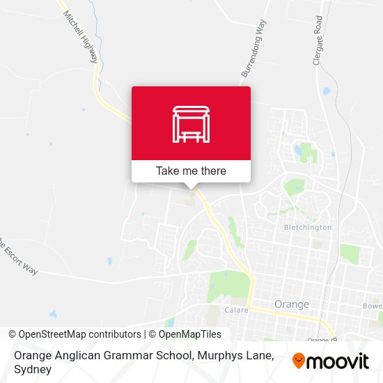 Orange Anglican Grammar School, Murphys Lane map