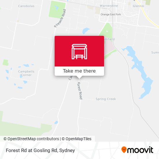Forest Rd at Gosling Rd map