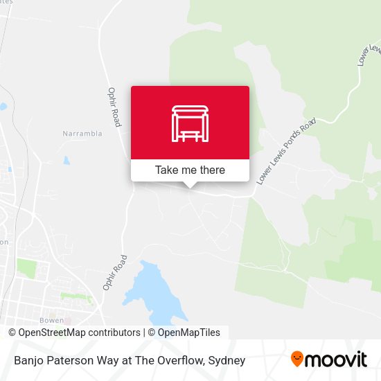 Banjo Paterson Way at The Overflow map