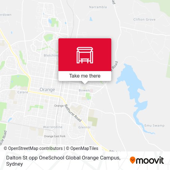 Dalton St opp OneSchool Global Orange Campus map