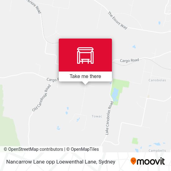 Nancarrow Lane opp Loewenthal Lane map